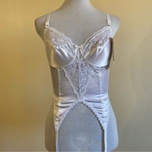 NWT vintage deadstock satin corset